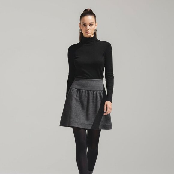 Ricki’s Dark Denim Look Mini Skirt - Picture 1 of 6